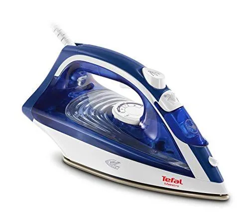 Tefal Maestro FV1845E0 - Plancha de vapor 2300 W, golpe de vapor 110 gr/min y vapor continuo de 35 gr/min con suela Easygliss Diffusion cerámica con diseño muy ligero de Tefal