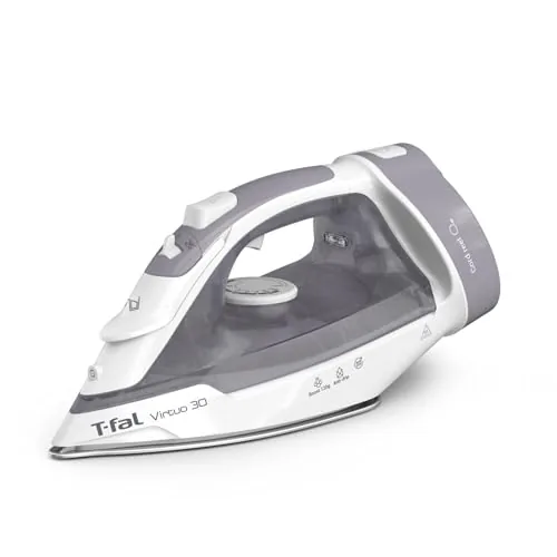 T-fal Virtuo FV2C80U0 - Plancha de vapor con cable retráctil y apagado automático