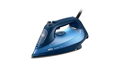 Braun TexStyle 7 Pro Steam Iron SI 7160 BL - Iron with Freeglide 3D Ironing Sole
