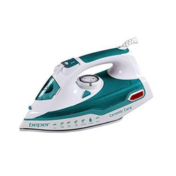 Beper 50. 100 -Plancha de Vapor de Cerámica, color Turquesa