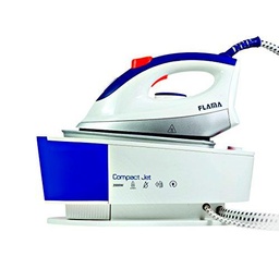 Flama 548FL 0.75L Suela de cerámica Color blanco estación plancha al vapor